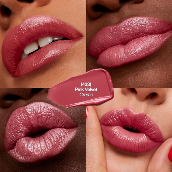 Revlon Super Lustrous Lipstick 423 Pink Velvet - Picture 2 of 7